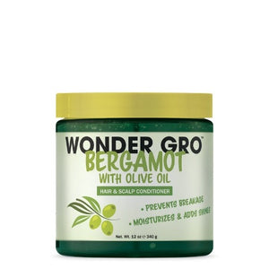 Wonder Gro - Bergamot Hair and Scalp Conditioner with Olive Oil 12 oz
