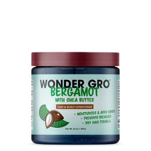 Wonder Gro - Bergamot Hair and Scalp Conditioner with Shea Butter 12 oz
