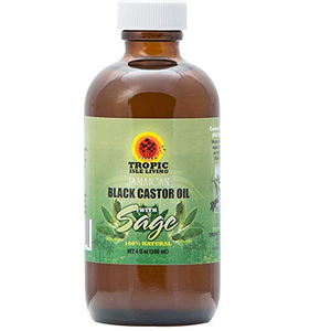 Tropic Isle Living - Jamaican Black Castor Oil with Sage 4 fl oz