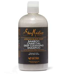Shea Moisture - African Black Soap Bamboo Charcoal Deep Cleansing Shampoo 13 oz
