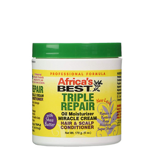 Africa's Best - Triple Repair Oil Moisturizer Miracle Cream Hair and Scalp Conditioner 6 oz