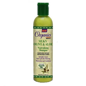Organics by Africa's Best - Silky Olive and Aloe Neutralizing Shampoo 8 fl oz