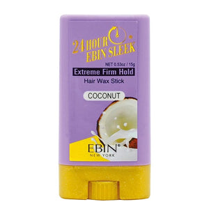Ebin - 24 Hour Edge Tamer Sleek Hair Wax Stick Coconut