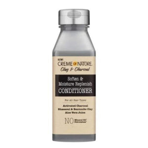 Crème of Nature - Clay and Charcoal Soften and Moisture Replenish Conditioner 12 fl oz