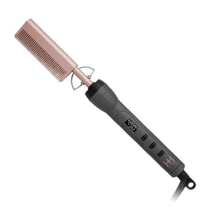 Annie International - Hot and Hotter Digital Electrical Ceramic Pressing Comb Grey and Rose Gold