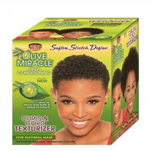 African Pride - Olive Miracle Texturizer Kit
