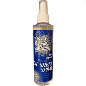 Worlds of Curls - Oil Sheen Spray for Normal Hair 8 fl oz