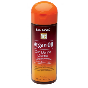 Fantasia IC - Argan Oil Curl Define Creme for Curly and Frizzy Hair 6.2 fl oz
