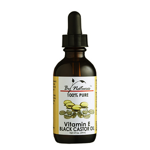 By Natures - 100% Pure Vitamin E Black Castor Oil 2 fl oz