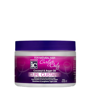 Fantasia IC - Curly and Coily Coconut and Argan Oil Curl Custard 12 oz