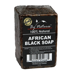 By Natures - African Black Soap Regular 6 oz