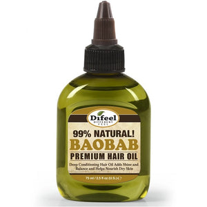 Sunflower Premium Natural Hair Oil - Baobab oil 2.5 oz