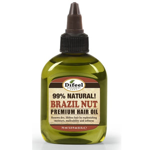 Sunflower Premium Natural Hair Oil - Brazil Nut Oil 2.5 oz
